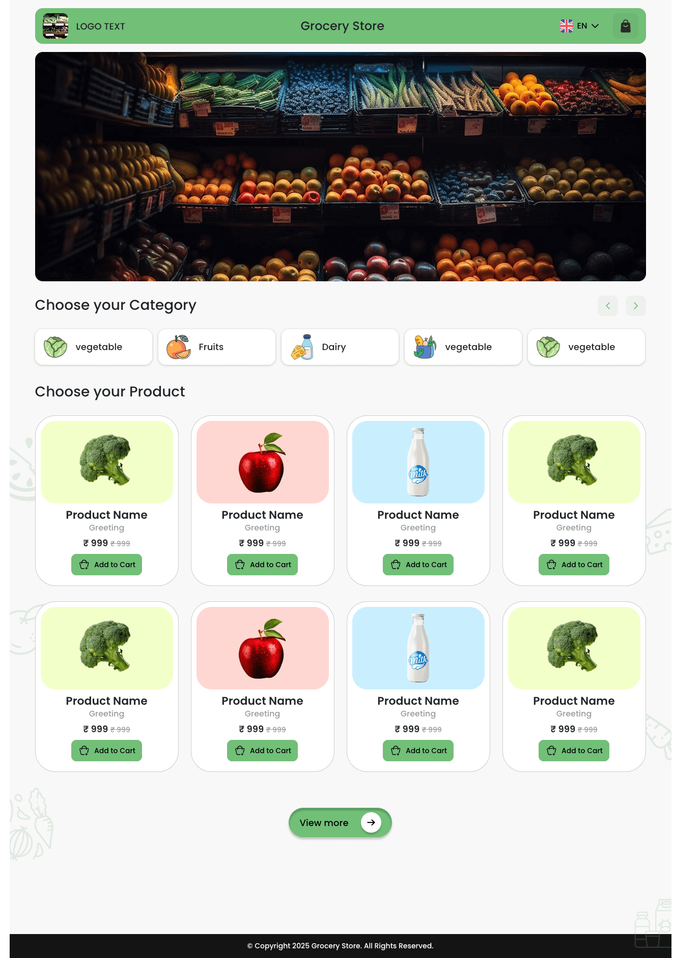 Grocery Store online store template