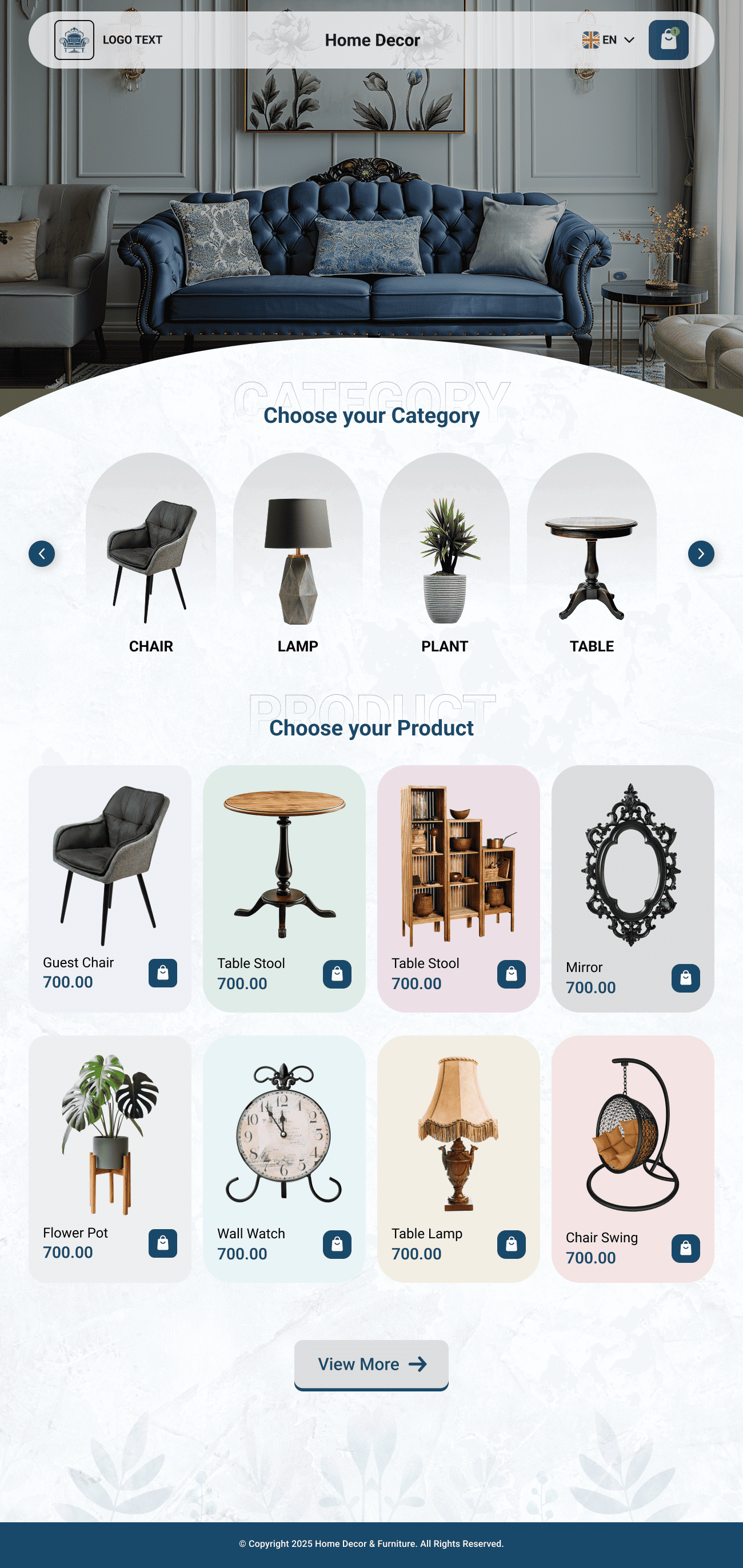 Home Decor online store template